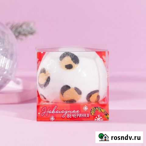 Бомбочка для ванн «Новогодняя вечеринка» 130 г с р Владимир - изображение 1