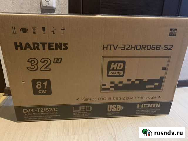 Новый Hartens HTV-32HDR06B-S2 Уфа - изображение 1