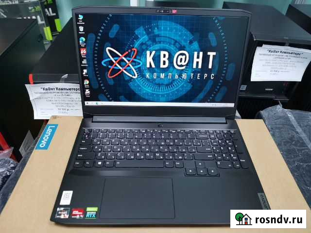 Новый игровой ноутбук Lenovo Ryzen 5 5600H+RTX3050 Магнитогорск - изображение 1