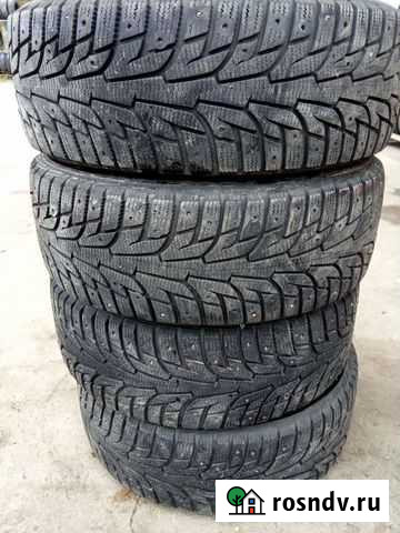 Комплект зимних шин Hankook R16 205/55 Волгодонск - изображение 1