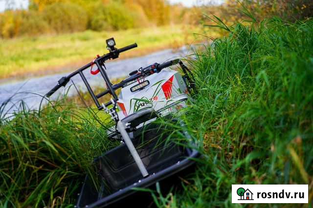 Мотобуксировщик ikudzo 1450/500 ES17 Серый цвет Томск - изображение 1