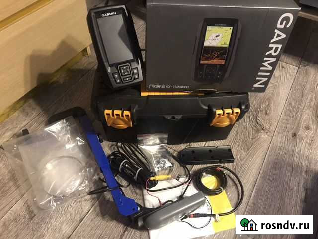 Эхолот garmin striker plus 4cv+transduser Курск - изображение 1
