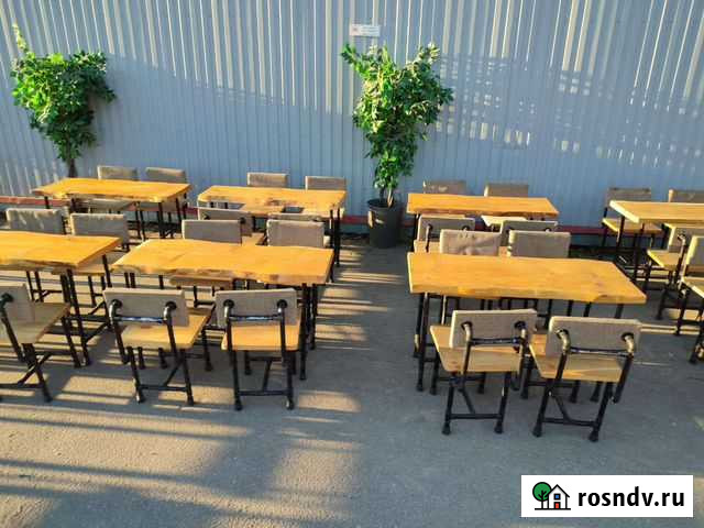 Мебель лофт дизайн для кафе Чехов - изображение 1