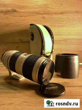 Объектив canon ef 70 200mm f 2 8l is ii usm Уфа