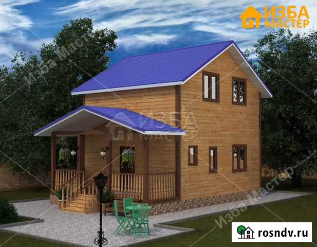 Дом из бруса 9х11 м / 149 м2, проект №19 + монтаж Екатеринбург - изображение 1