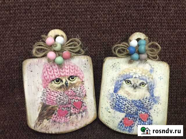 Сувениры магнитики ручная работа декупаж Сертолово - изображение 1