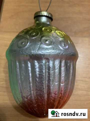 Ёлочная игрушка Желудь.1940-1950гг Рыбинск - изображение 1