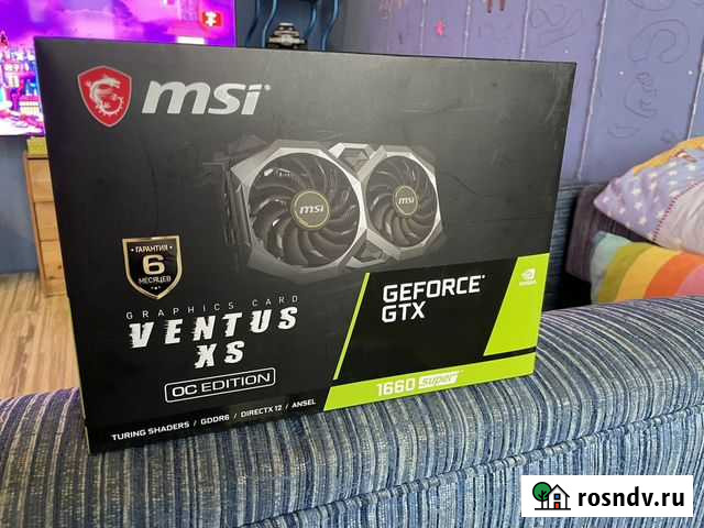 Видеокарта gtx 1660 Super MSI Новосибирск - изображение 1