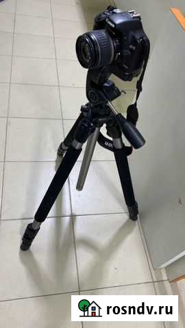 Комплект Штатив (slik PRO 700DX) Фотоаппарат Canon Белгород - изображение 1