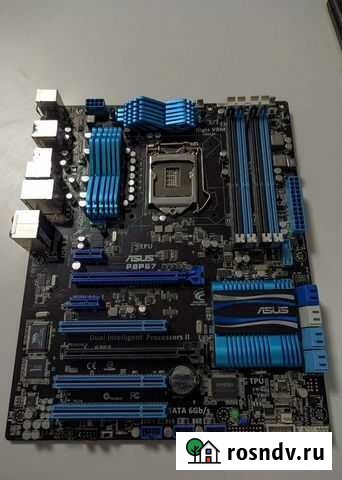 Материнская плата asus p8p67 lga1155 Истра - изображение 1