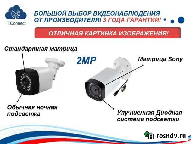 Камеры видеонаблюдение Start и Pro + установка Ростов-на-Дону - изображение 1