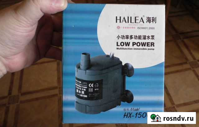 Помпа подъёмная Hailea HX-1500, Китай Омск - изображение 1