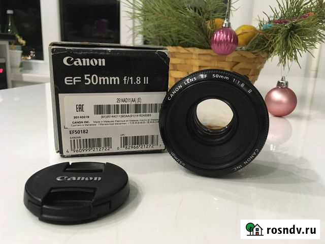 Объектив canon ef 50mm f 1 8 Волгодонск - изображение 1