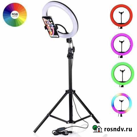 Цветная кольцевая лампа 26 см Йошкар-Ола - изображение 1