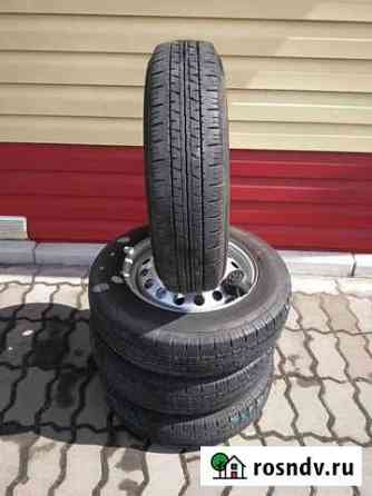 Комплект Б/П. Летние шины Dunlop 155/80/14 (LT) Белогорск
