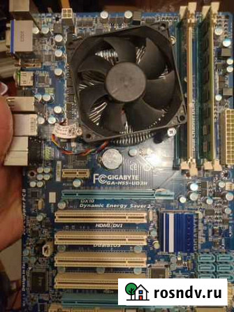 Материнская плата gigabyte ga-h55-ud3h 1156 Щёлково - изображение 1