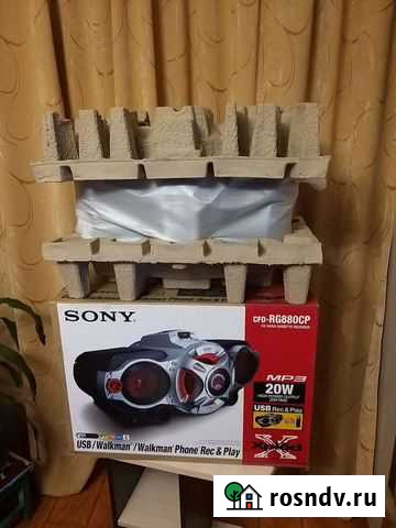 Бумбокс Sony CFD-RG880CP, новый Рославль - изображение 1