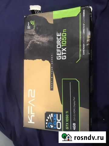 Gtx1050 ti click oc 4gb 128bit gddr5 Краснодар - изображение 1