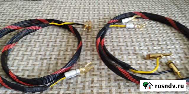 Акустический кабель фирменный с коннекторами Старый Оскол - изображение 1