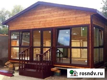 Садовый мини-домик 6х6.9 Б-40 Хомутово - изображение 1