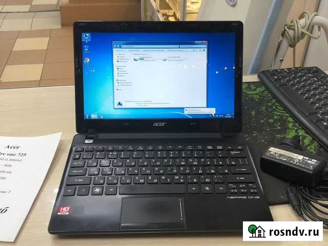 Нетбук Acer aspire one 725 Ангарск - изображение 1
