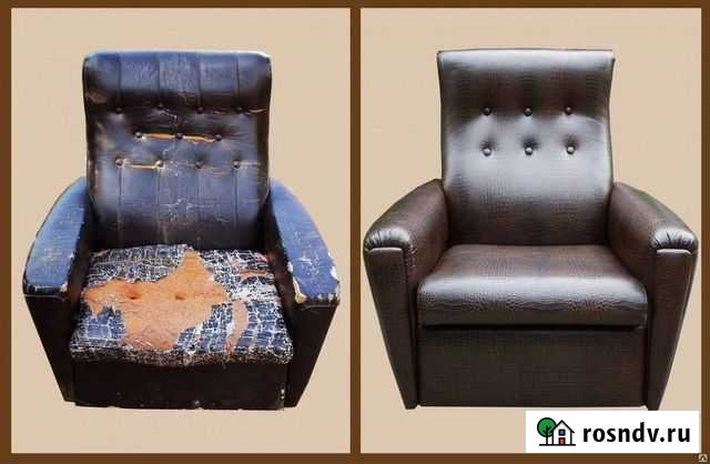 Перетяжка мягкой мебели на дому у заказчика Кострома - изображение 1