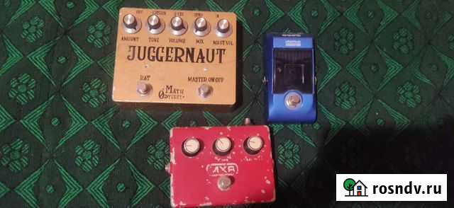 Примочки басовые :Juggernaut/korg pitch black Волжский - изображение 1