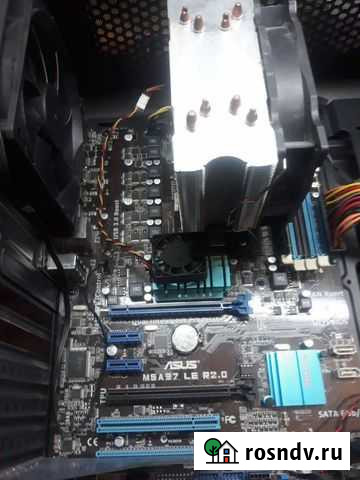 Материнская плата с процессором и памятью Челябинск - изображение 1