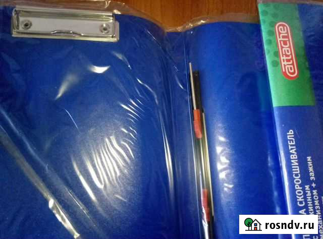 Папка скорошиватель с пружинным механизмом + зажим Челябинск - изображение 1