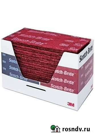 Скотч брайт 3m красный Москва - изображение 1