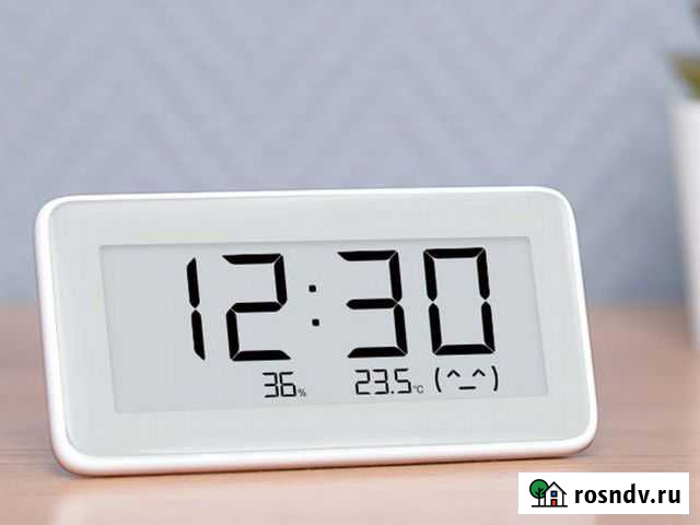 Часы-датчик температуры и влажности Xiaomi Mijia Омск - изображение 1