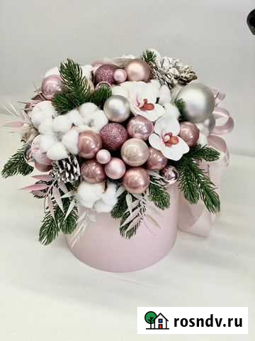 Букет новогодний, большой «Орхидея» Челябинск - изображение 1