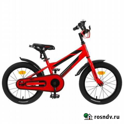 Велосипед 16&quot; Graffiti Deft, красный/чёрный Челябинск - изображение 1