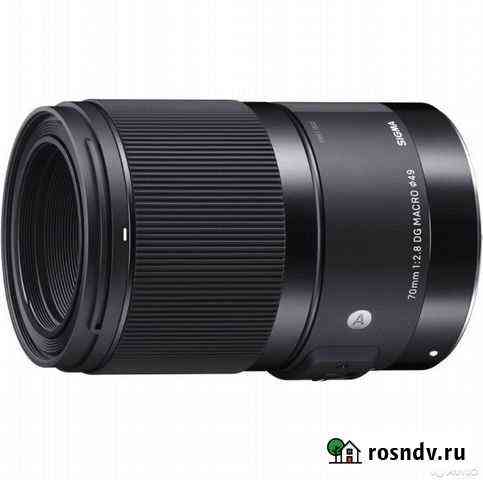 Объектив sigma 70mm F2.8 DG macro Кондратово