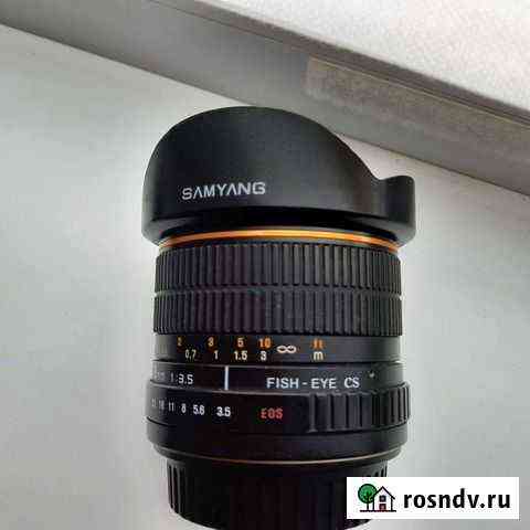 Canon Fisheye Samyang 8mm Екатеринбург