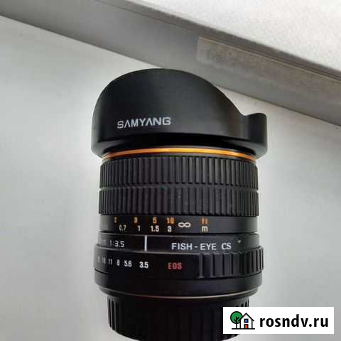 Canon Fisheye Samyang 8mm Екатеринбург - изображение 1