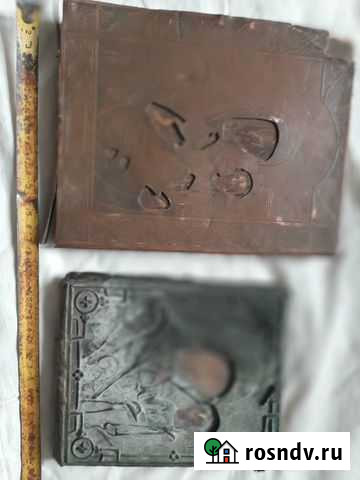 Две Богородичные окладные иконы Боровичи - изображение 1