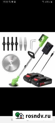 Косилка на аккумуляторе новая Петропавловск-Камчатский - изображение 1