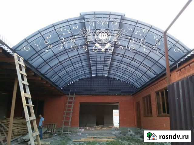 Навесы из поликарбоната Алагир - изображение 1