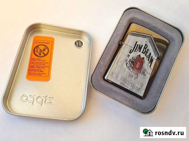 Зажигалка Zippo 20633 Jim Beam Barn, 2004 Мончегорск - изображение 1