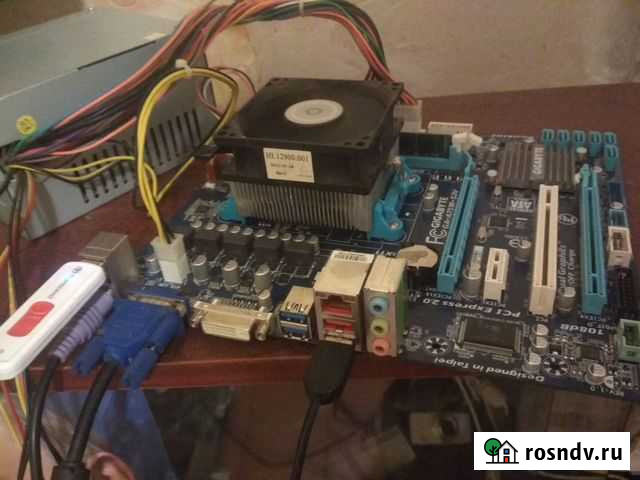 MB FM1 GA-A75M-S2V +CPU +DDR3 Шахты - изображение 1