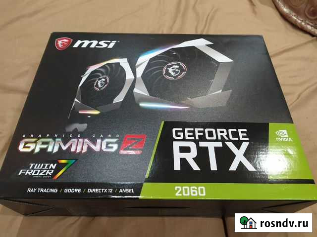 Видеокарта MSI RTX 2060 Gaming Z 6GB Саров - изображение 1