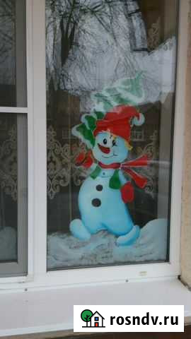 Роспись окон Владикавказ - изображение 1