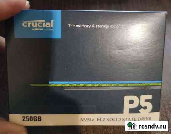 Ssd m2 2280 nvme 250gb crucial P5 Казань