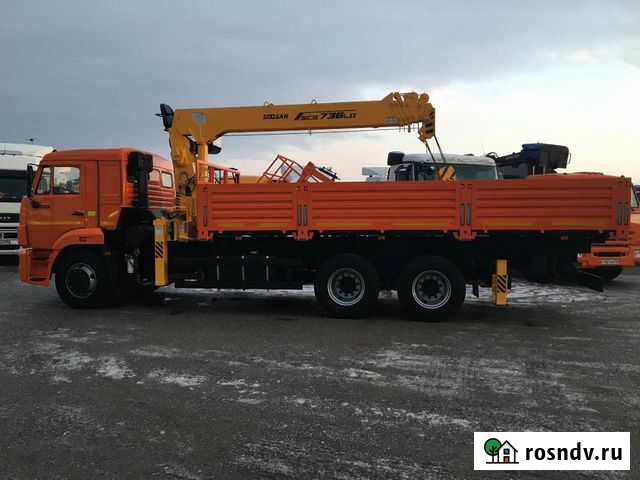 КамАЗ 65117 с КМУ, 2021 Красноярск - изображение 1