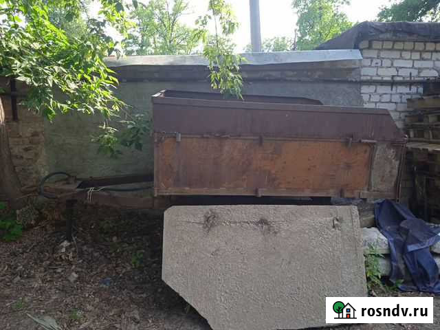 Прицеп самосвальный, телега для трактора Самара - изображение 1