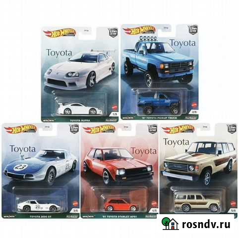 Hot Wheels Car Culture Toyota набор Каменск-Шахтинский - изображение 1