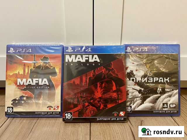 Mafia Мафия Призрак Цусимы на PS 4 новые диски Иваново - изображение 1