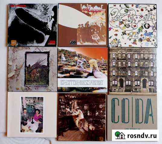 Led Zeppelin, 9 альбомов на 11 сд, Digipack, USA Кукмор