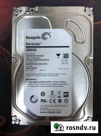 Жесткий диск Seagate Barracuda 3 Tb Иркутск - изображение 1